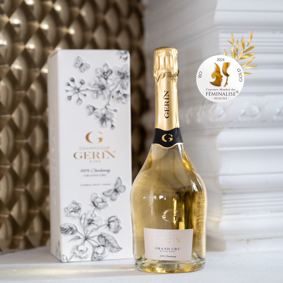 Double consécration : Notre Grand Cru 100% Chardonnay remporte une médaille au concours Féminalise